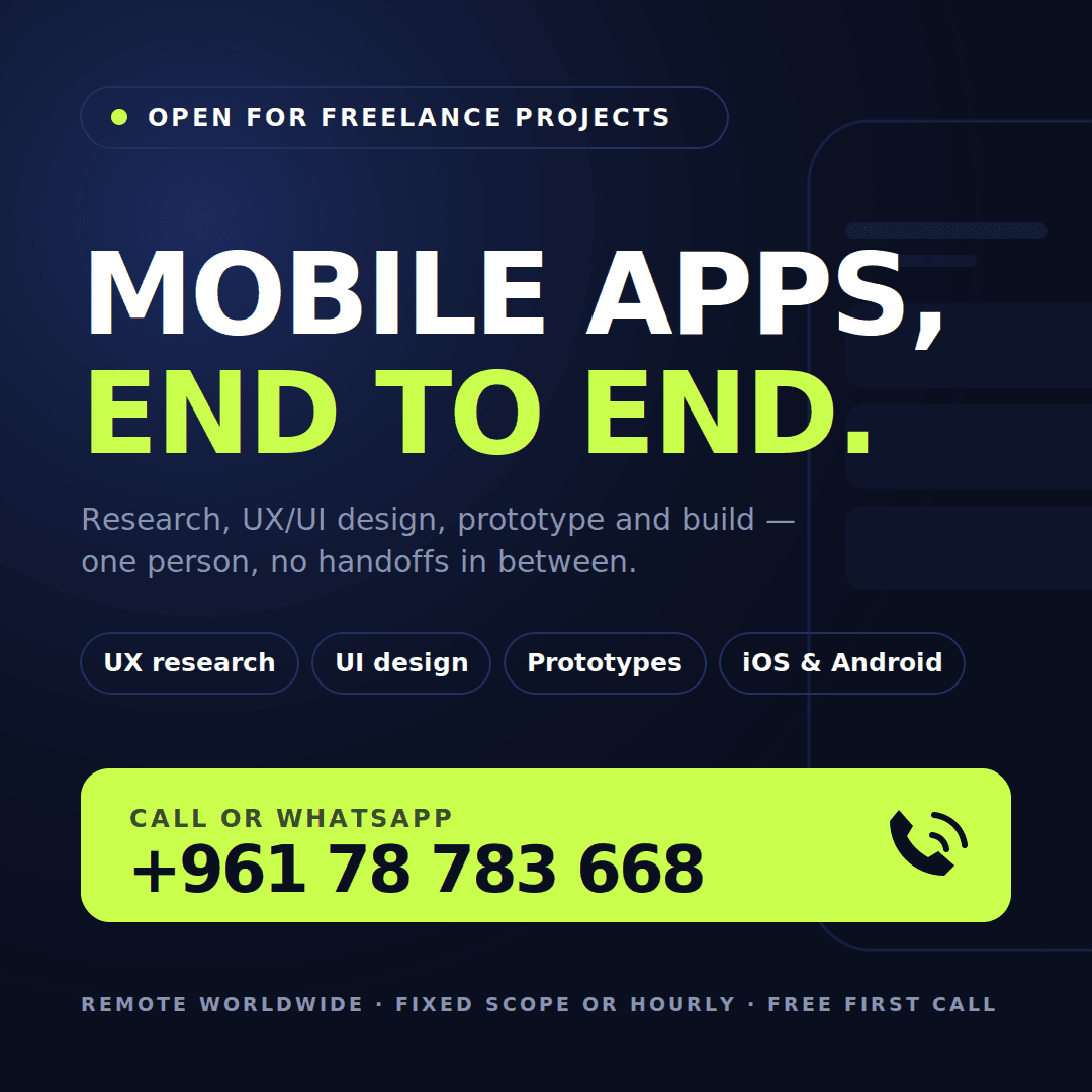 React Native mobile Developer
